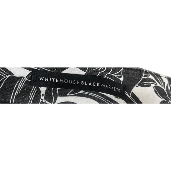 White House Black Market Tropical Pattern 12” Bermuda Shorts Sz 8 - Picture 4 of 7